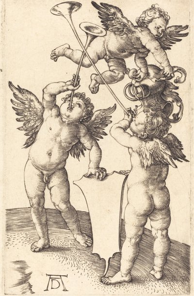 Tre Genii, ca. 1505. av Albrecht Dürer