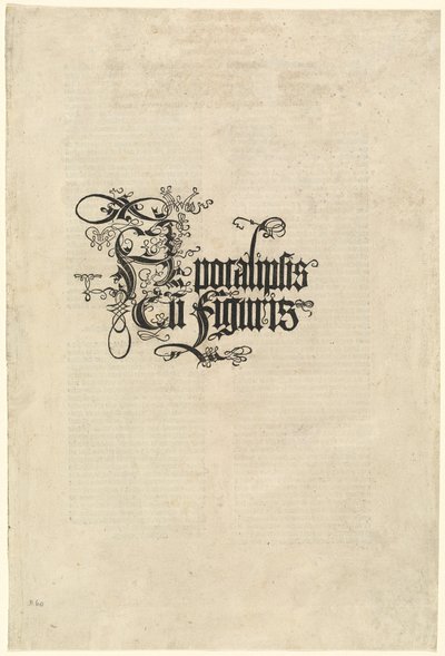 Tittelside, 1498. av Albrecht Dürer