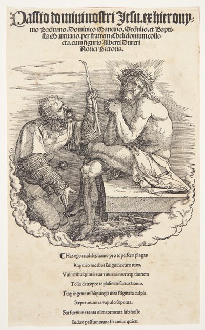 Tittelside: The Mocking of Christ av Albrecht Dürer