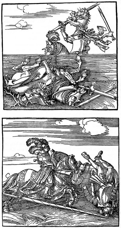 Turneringsscener, 1515-1516, 1936 av Albrecht Dürer