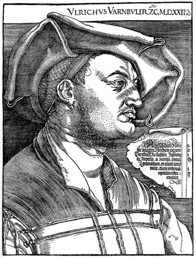 Ulrich Varnbüler, 1522, 1936 av Albrecht Dürer