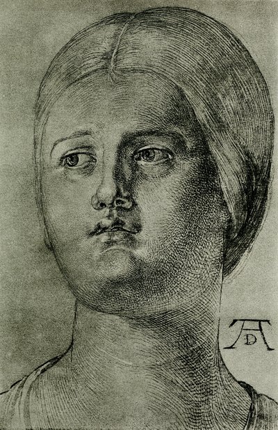 Venetiansk kvinnes hode av Albrecht Dürer