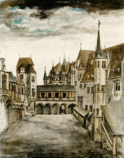 Utsikt over borggården av Albrecht Dürer