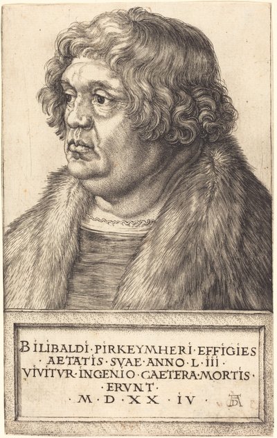 Willibald Pirckheimer av Albrecht Dürer