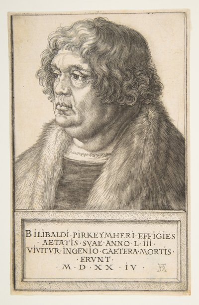 Willibald Pirckheimer, 1524. av Albrecht Dürer