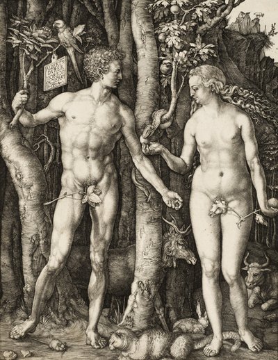Adam og Eva av Albrecht Dürer