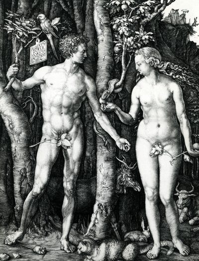 Adam og Eva av Albrecht Dürer