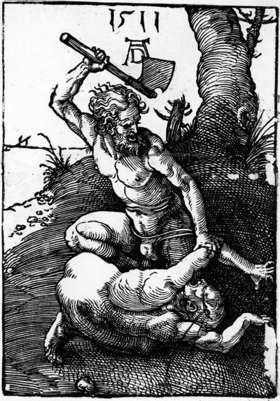 Kain dreper Abel av Albrecht Dürer or Duerer