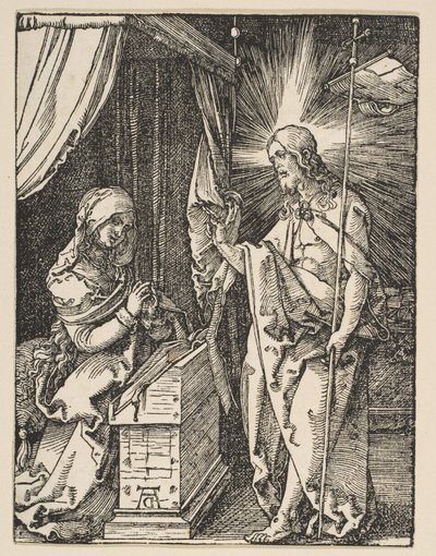 Kristus viser seg for sin mor, fra den lille lidenskapen, ca. 1510 av Albrecht Dürer