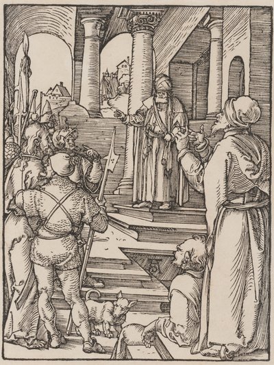 Kristus før Annas av Albrecht Dürer