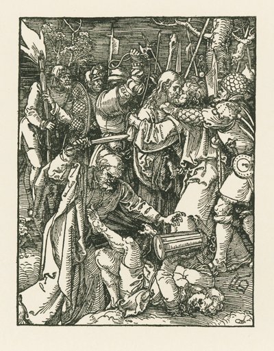 Kristus tatt til fange, ca. 1509 (tresnitt) av Albrecht Dürer or Duerer