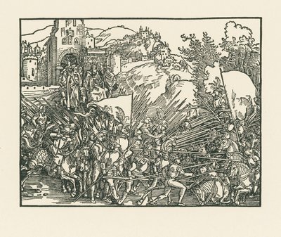 Holofernes kjemper mot jødene av Albrecht Dürer or Duerer