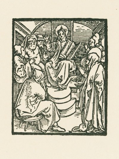 Jesus blant legene av Albrecht Dürer or Duerer