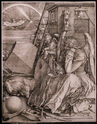 Melankoli, 1513 av Albrecht Dürer