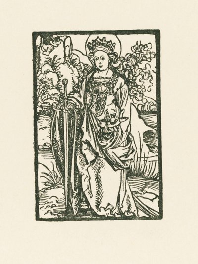 Den hellige Katarina av Albrecht Dürer or Duerer