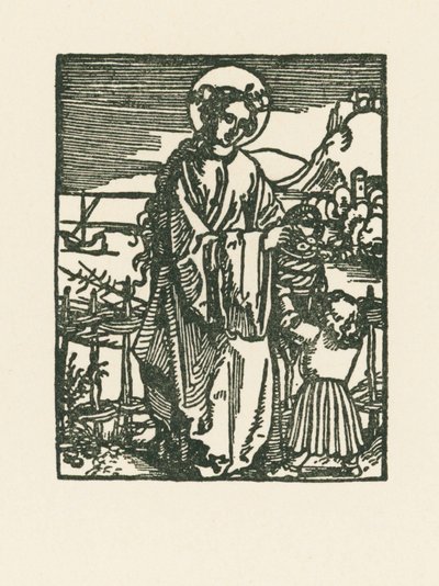 Den hellige Dorothea av Albrecht Dürer or Duerer