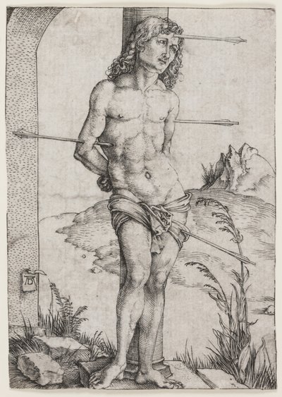 St. Sebastian at the Column av Albrecht Dürer
