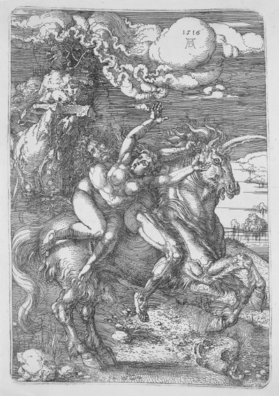 Bortføringen på enhjørningen av Albrecht Dürer
