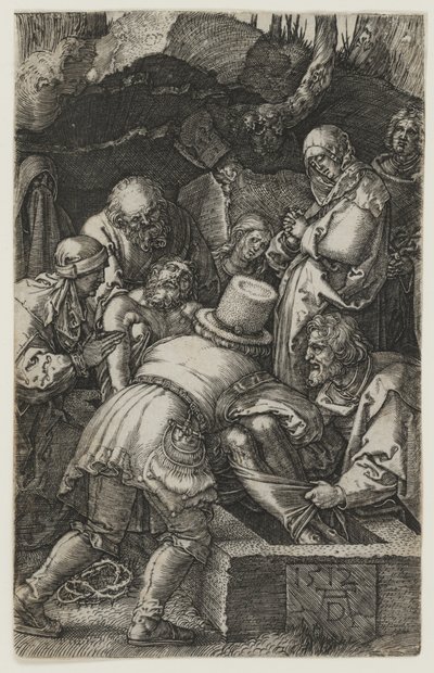 Kristi gravlegging av Albrecht Dürer