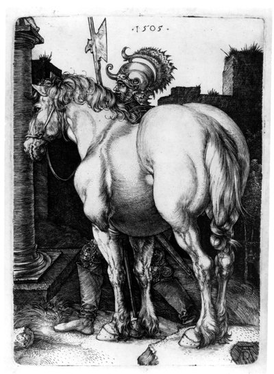 Den store hesten, 1509 av Albrecht Dürer