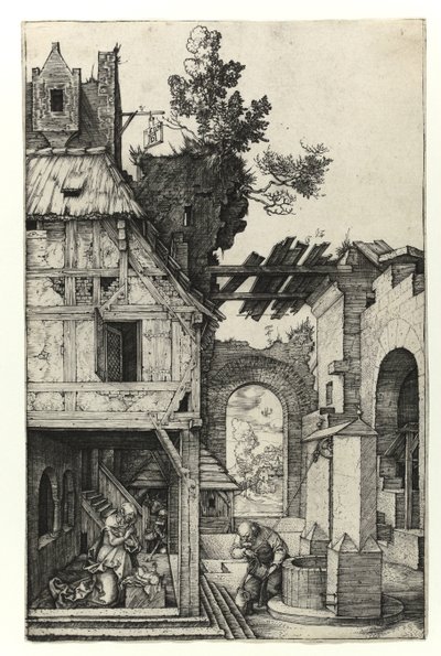 Fødselen, 1504 av Albrecht Dürer