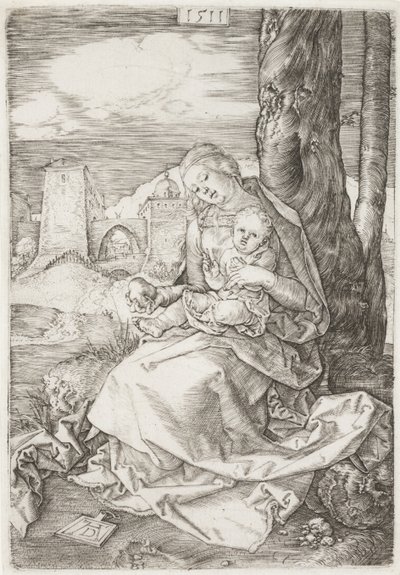 Jomfruen og barnet med pæren av Albrecht Dürer
