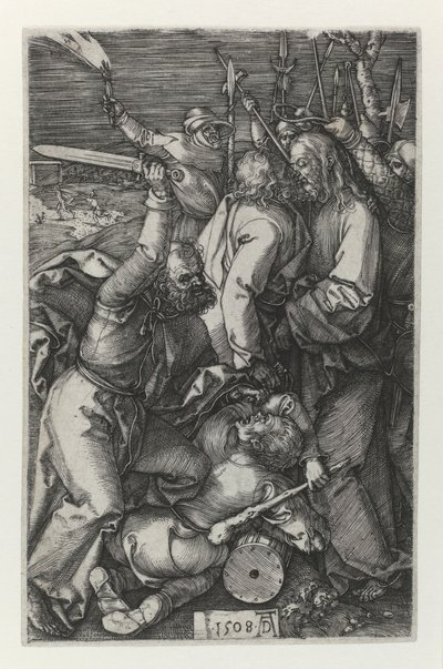 arrestasjonen av Kristus. 1508 av Albrecht Dürer