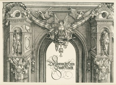 Triumfbuen for keiser Maximilian I av Albrecht Dürer or Duerer