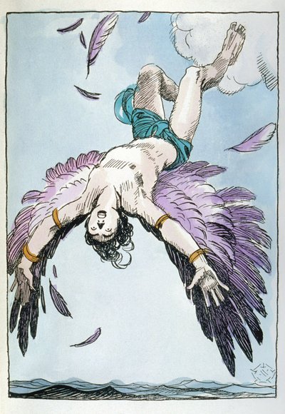 Ikaros#39; fall av Aleardo Terzi