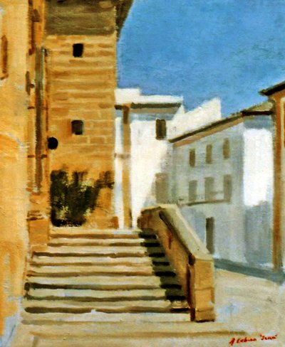 Jávea kirkeplass av Alejandro Cabeza