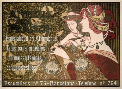 Gamle Franch House av Alejandro de Riquer