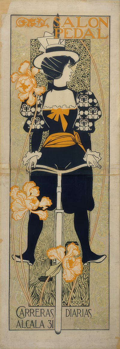 Salongpedal (reklameplakat) av Alejandro de Riquer
