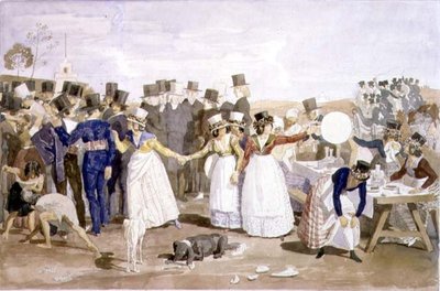 En oktoberferie i Roma nær Ponte Milvio av Aleksandr Andreevich Ivanov