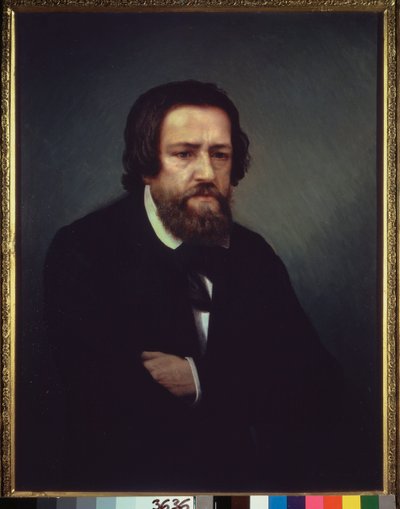 Portrett av kunstneren Alexander Ivanov (1806-1858). Maleri av Sergei Petrovich Postnikov (1825-1880), olje på lerret. Russisk kunst fra 1800-tallet. Statens Tretyakov-galleri, Moskva. av Aleksandr Andreevich Ivanov