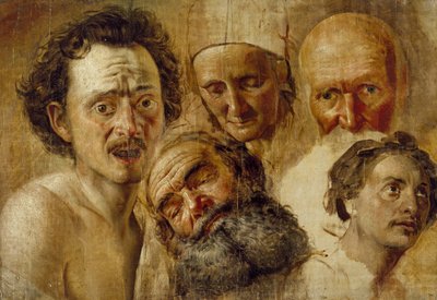 Study of Heads, ca. 1830 av Aleksandr Andreevich Ivanov