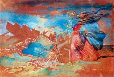 Kristus går på vannet, 1840 av Aleksandr Ivanov