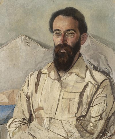 Portrett av Friedrich Eduardovich Krimmer 1888-1963, 1919 av Aleksandr Jakovlevic Golovin