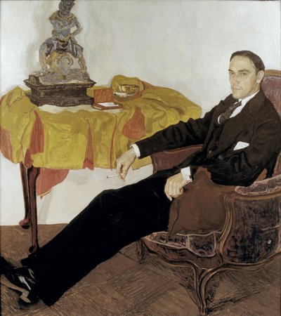 Portrett av Mikhail Ivanovich Tereshchenko 1886-1956, 1911-1914 av Aleksandr Jakovlevic Golovin