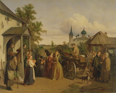 Avgangen, 1850 av Aleksei Filippovich Chernyshev