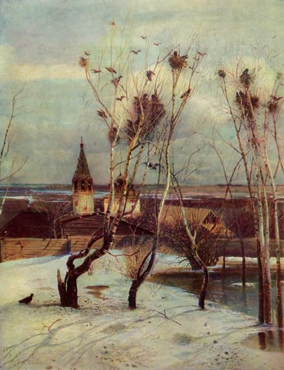 'Ravnene har ankommet', 1871, 1965. av Aleksey Savrasov