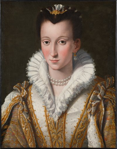 Portrett av Eleonora di Garzia di Toledo, kalt Dianora (?) av Alessandro Allori