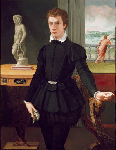 Portrett av en ung mann, etter 1560 av Alessandro Allori