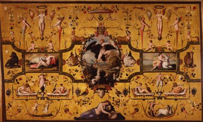 Spalliera with the Loves of Jupiter, 1572. av Alessandro Allori