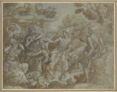 Dommen av Paris, 1583. av Alessandro Allori
