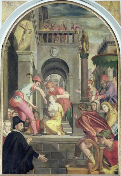 The Martyrdom of St. Agatha, 1585 av Alessandro Allori