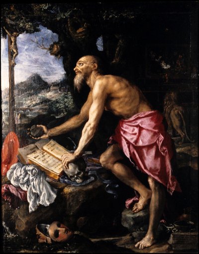 Den botsferdige Sankt Hieronymus av Alessandro Allori