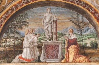 Scener fra Det gamle og nye testamente, detalj av Alessandro Araldi