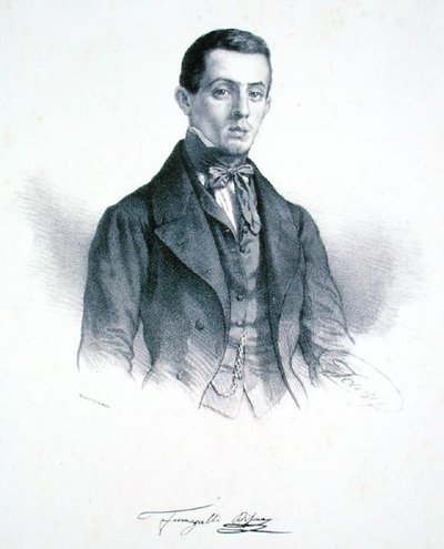 Disma Fumagalli (1826-93) (gravering) av Alessandro Focosi