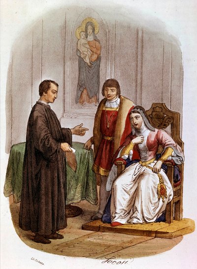 Niccolo di Bernardo dei Machiavelli (Nicolas Machiavel av Alessandro Focosi