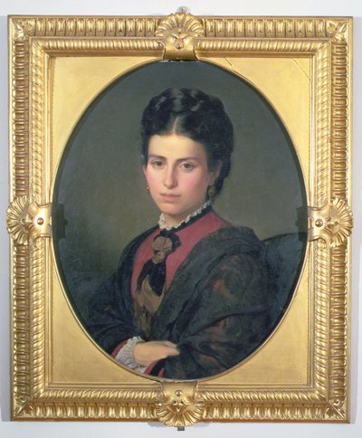 Portrett av Emilia Sampieri av Alessandro Franchi